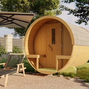 Barrelsauna Ø205 x 250 cm | 42 mm | Thermowood